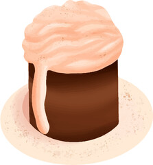 Dessert Drawing illustration