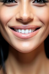 Obraz premium close up of a woman smiling