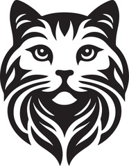 Cat, cat head, cat logo icon.