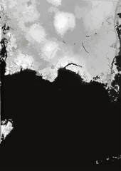Obraz premium Horror background (black and gray)