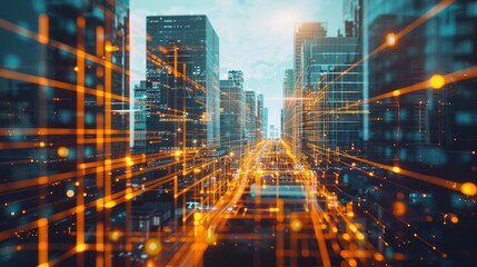 Digital architecture concept design integrating IoT and sustainable technologies