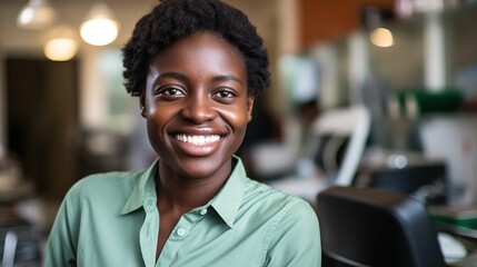 Fototapeta premium portrait of a smiling person