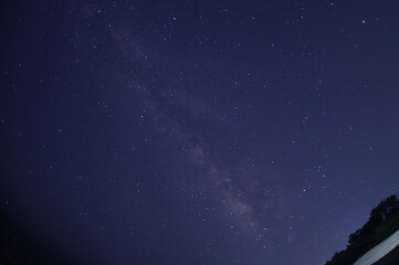 Fototapeta premium 青島の夜空