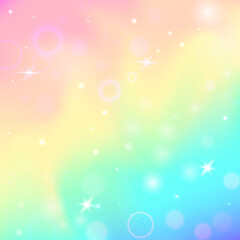 Unicorn Gradient. Pink Princess Background. Fairy Invitation. Holographic Mystical Effect. Purple Sparkles Hologram. Blue Universe Pattern. Girl Glitter. Cute Unicorn Gradient.