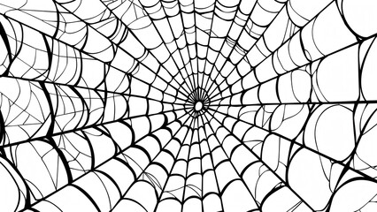 Invisible Weaver: Realistic Cartoon Line Art of a Tangled Web