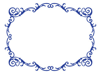 Fashionable frame. Design template. A set of gorgeous foreheads.
