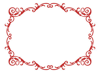 Fashionable frame. Design template. A set of gorgeous foreheads.
