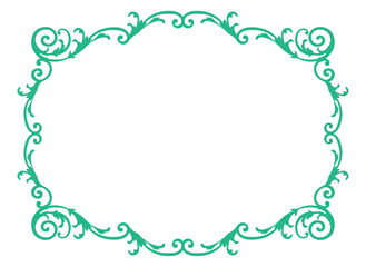 Fashionable frame. Design template. A set of gorgeous foreheads.
