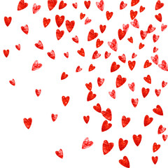 Love Vector. Romantic Design For Present. Luxury Frame. Rose Retro Splatter. Greeting Backdrop For Mother. Pink Wedding Poster. Red Love Vector.