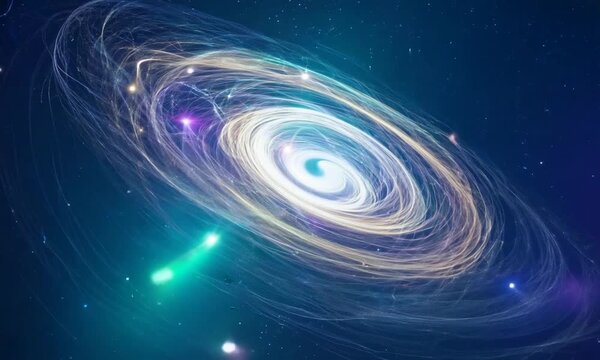 Spiral Galaxy Illustration