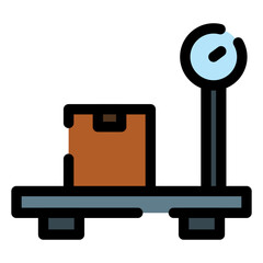 weight scale icon 
