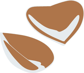 蕎麦殻のイラスト