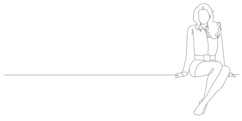 vector illustration design of woman, for women's day, eps 2