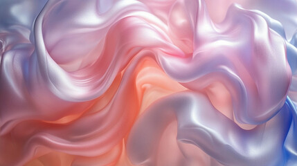 pastel pink and blue iridescent texture featuring soft, pearlescent hues, creating a calming and ethereal atmosphere. Perfect for conveying serenity and subtle elegance