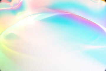 キラキラ　背景 テクスチャ オーロラ セロファン 虹 クリスタル スペクトル グラデーション