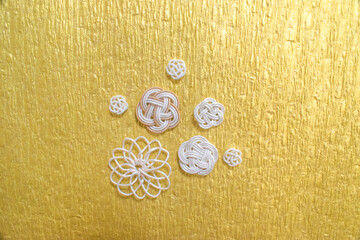 水引細工を用いた和風背景