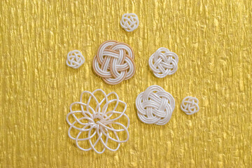 水引細工を用いた和風背景