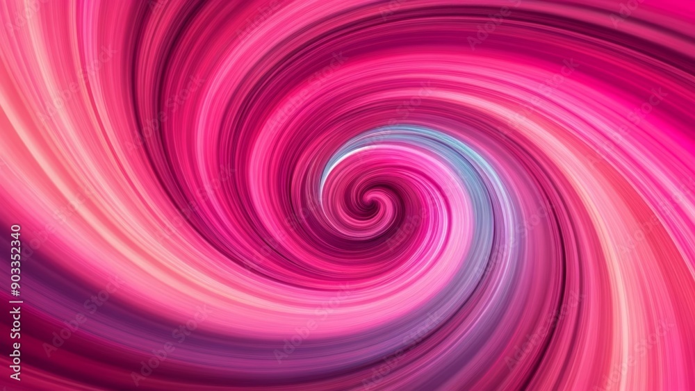 Sticker  Vibrant spiral of pink and purple hues