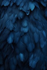 Obraz premium Shades of blue feathers background, texture, wallpaper 