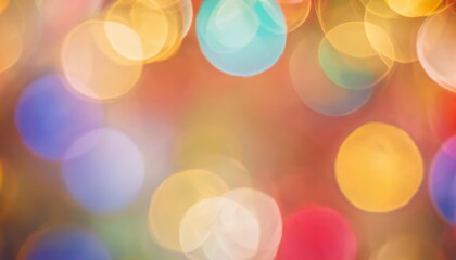 Obraz premium Vibrant bokeh background for creative projects
