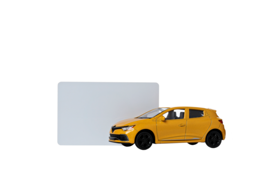 PNG, traffic rules with cars, isolated on white background.