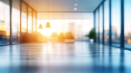 Fototapeta premium blurred background of modern office