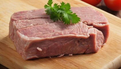 Fototapeta premium Deliciously marbled steak ready for the grill