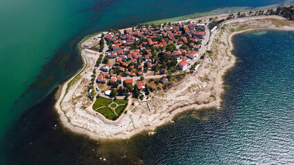 Lake Egirdir of Turkey is situated in the Isparta province. It is also known as the 'seven colored...