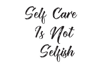 Self care lettering