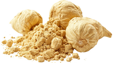 Maca herb on transparent background