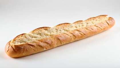 Deliciously baked baguette ready to be savored