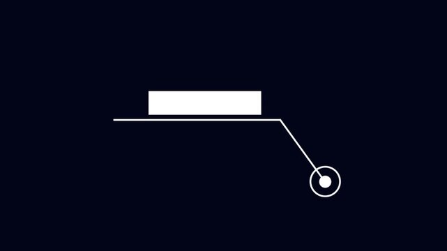 HUD call out elements pack animation on black background. Call Out on black background, copy space.