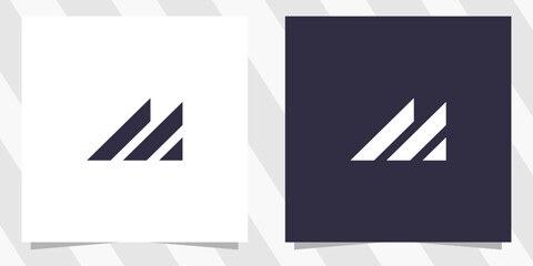 Letter m logo design vector