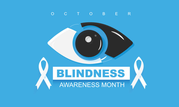 Blindness awareness month. background, banner, card, poster, template. Vector illustration. - Powered by Adobe