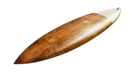 Surfboard on transparent background 