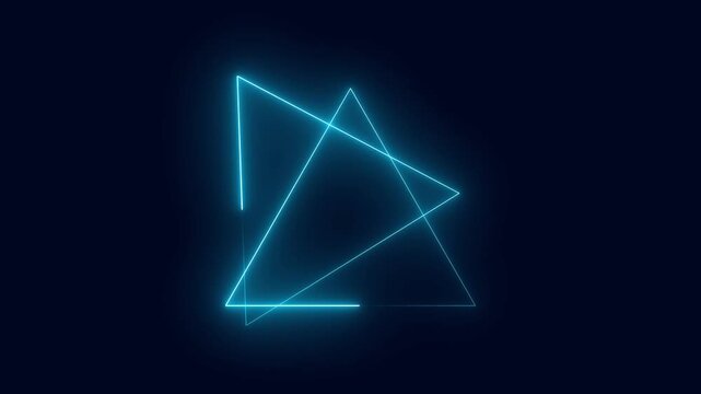 glowing neon light saber frame animation.