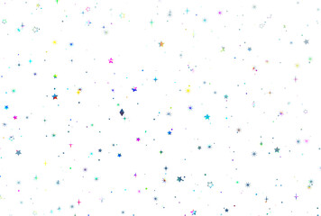 背景素材_ホログラム_星