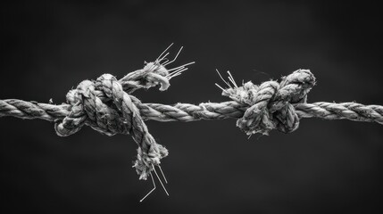 A Tightly Tied Rope Knot