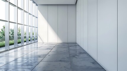 Obraz premium Modern Minimalist Interior Design: Empty Space