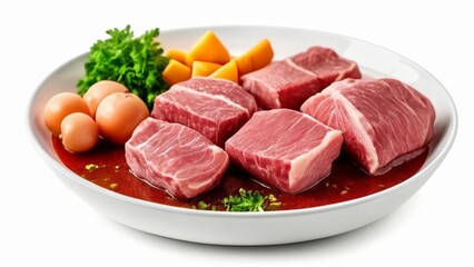 Fototapeta premium Delicious meal in a bowl ready to be savored