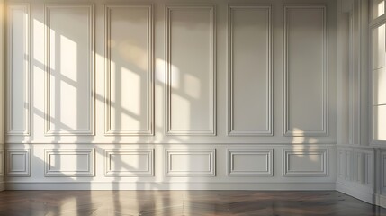 Obraz premium Sunlight Streaming Through a Window in a Classic Room