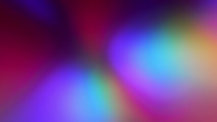 Rainbow neon light flares background. Optical Crystal Prism Flare Beams. Abstract blur animation