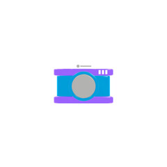 3d rendering illustration of camera icon