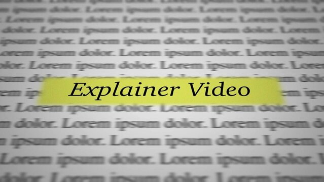 Narrative Storytelling Explainer Titles