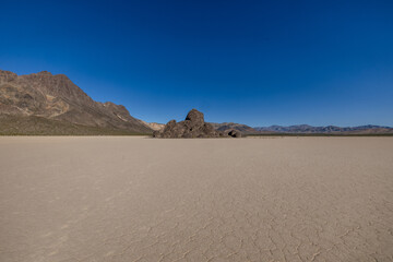 Racetrack playa in death valley, California USA