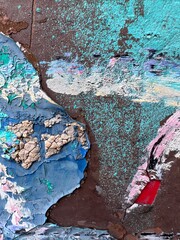 Paint on wall graffiti texture