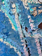 peeling paint on a wall