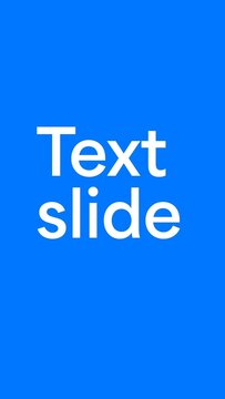 Vertical Text Slide Drift