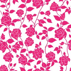 seamless pattern with flowers