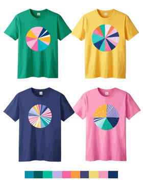 Colorful T-Shirts with Vibrant Graphic Designs